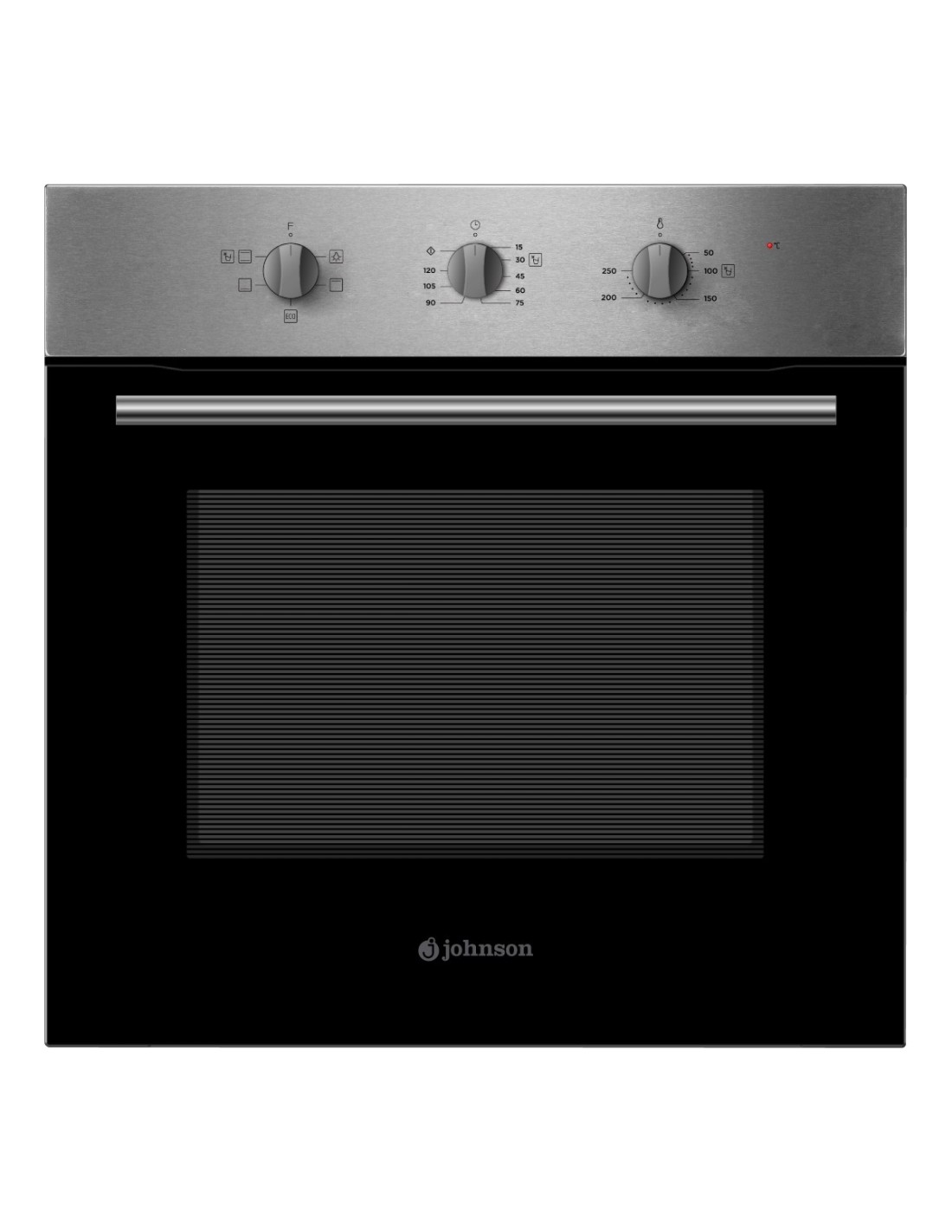 FORNO CONVENCIONAL JOHNSON 70L - INOX VIDRO PRETO | JOR70CX